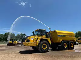 Premier Water Tank mounted on a water truck, highlighting its durable, high performance construction.